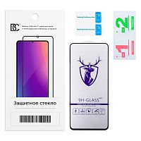 Защитное стекло "Премиум" для Samsung Galaxy S21 FE (G990B) Черный