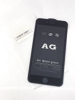 Защитное стекло "Полное покрытие" Матовое для iPhone 6 Plus Черный