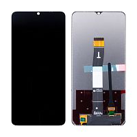 Купить Дисплей для Xiaomi Redmi 12C/Poco C55 в сборе с тачскрином Черный - OR с доставкой