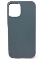 Чехол Cиликон матовый /тех.пак/ для iPhone 12 mini (5.4") 2020 морская волна