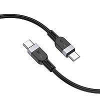 Кабель Type-C - Lightning Hoco X109 Silicone charging cable (2.4A, PD27W) 3м. black