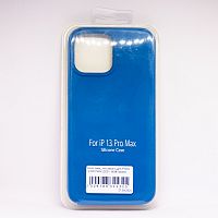 Чехол Silicon case_ низ закрыт_для iPhone 13 PRO MAX (2021) №38 кобальт