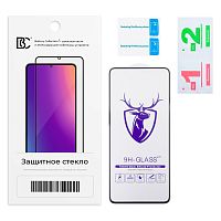 Купить Защитное стекло "Премиум" для Xiaomi Poco X5 5G/Redmi Note 12 4G/5G Черный с доставкой