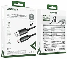 Кабель USB - Type-C Acefast C19-04 нейлон, 1.2м (black)
