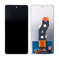 Дисплей для Tecno Spark 20C (BG7n) в сборе с тачскрином Черный - OR