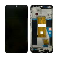 Дисплей для Realme Note 60/60x (RMX3933/RMX3938) модуль с рамкой Черный - OR