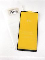 Защитное стекло "Полное покрытие" Full screen для Samsung A217F (A21s) черный