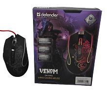   Defender Venom GM-640L, , USB, ,  ,8 ., 3200dpi,  : 7 +   