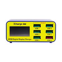    Mechanic iCharge 6M (40W, 5USB/USB-QC3.0, )  