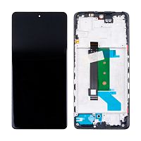Дисплей для Xiaomi Redmi Note 12 Pro+ (221013164UG) модуль с рамкой Черный - OR (SP)