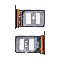 Держатель SIM для Xiaomi 12T/12T Pro (22071212AG/22081212UG) Черный