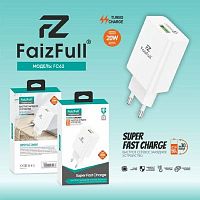 Сетевое зарядное устройство USB FaizFull FC62 20W Turbo Charge (black)